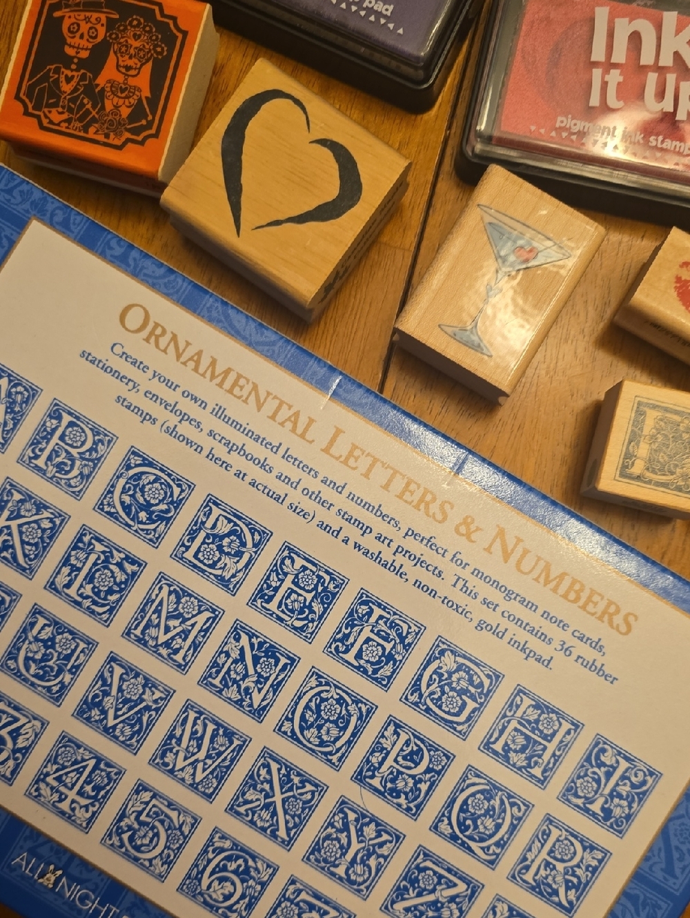 Assorted Rubber Stamps & Letters Set - Picture 4 of 5